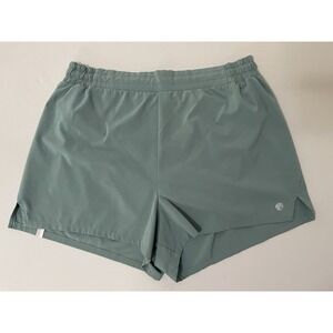 RHOBACK SUNRISE‎ Womens Sz Large Teal Lined Athletic Performance Shorts